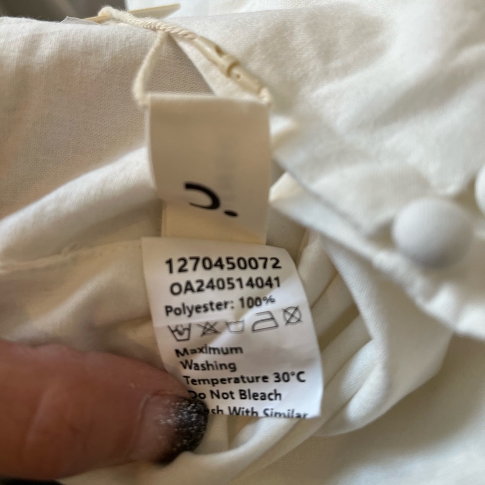 Commense Lace Trim Button Up Tank Top - Picture 6 of 8